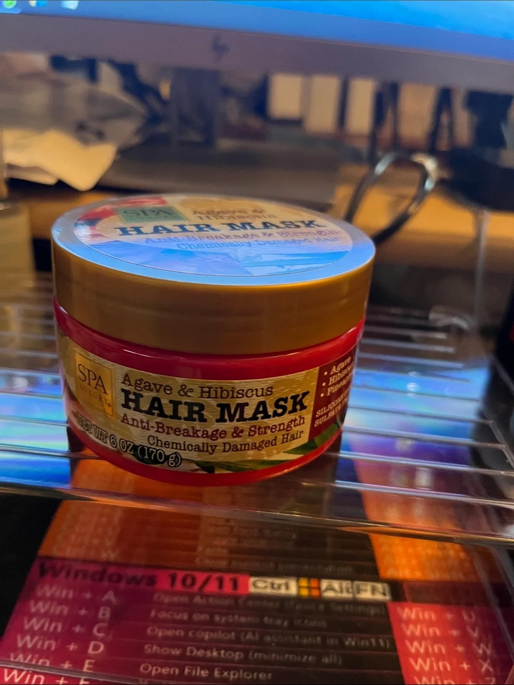 Agave & Hibiscus Hair Mask — Red Nourishing Treatment